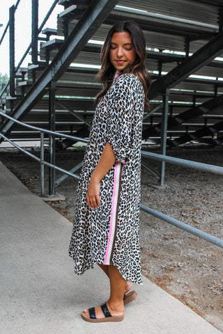 Summer Safari Pocket Dress • Leopard