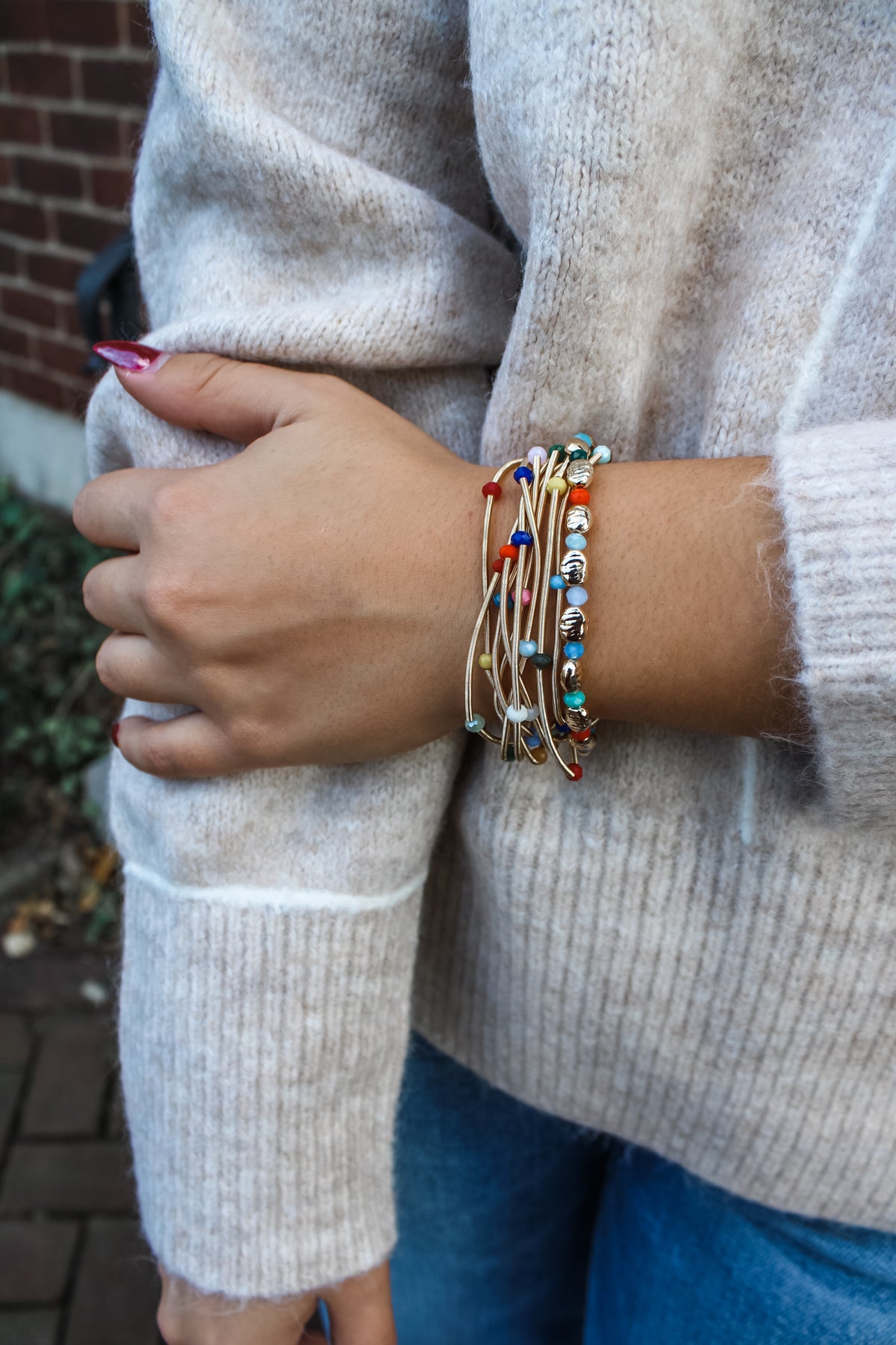 Merriest Moments Bracelet • Gold Multi