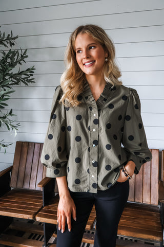Playful Sophistication • Olive Dot