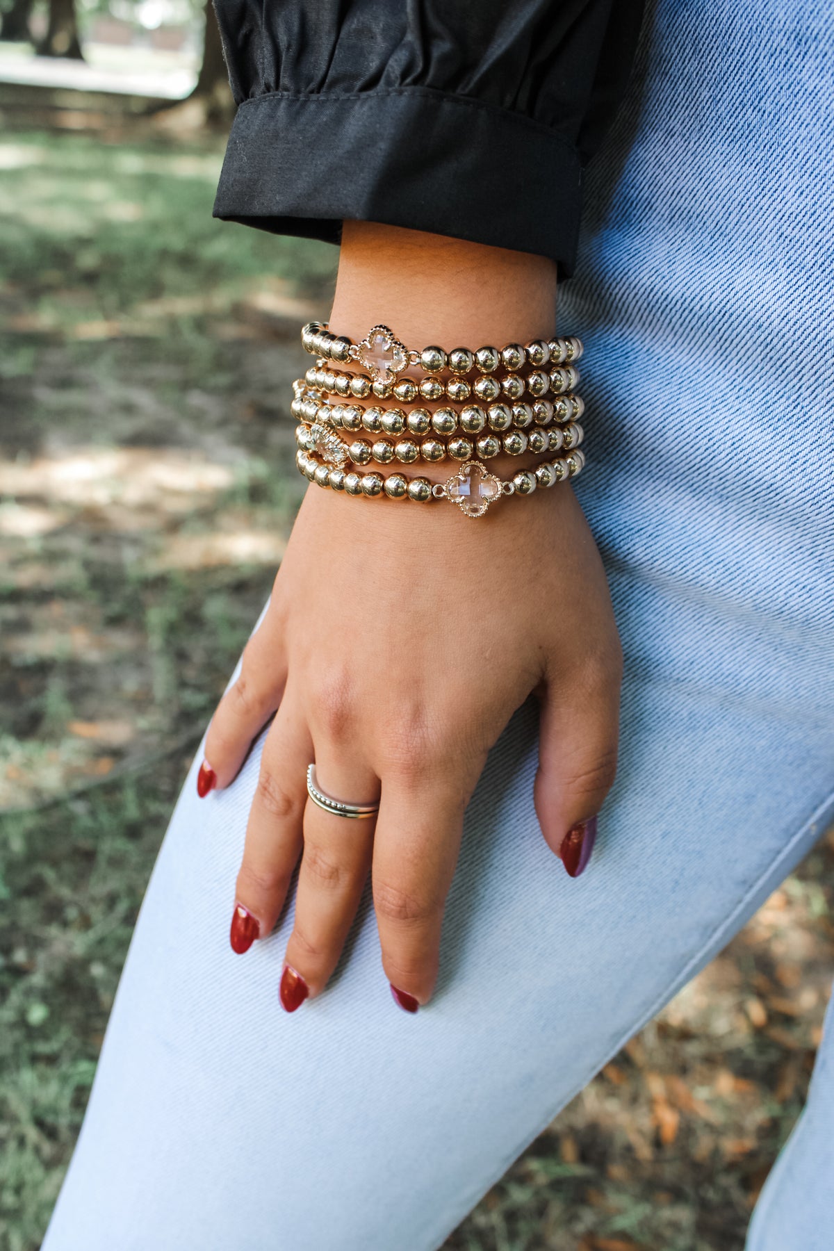 Darling Elegance Bracelet Set • Gold