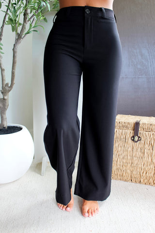 Forever Flattering Wide Leg Pants • Black