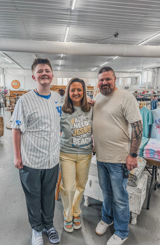 All I need, Jesus and the Beach. Sage comfort color tee