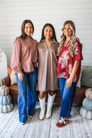 Autumn In The Country • Red Gingham - FINAL SALE