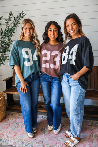 Hot Shot Oversized Tee • Teal