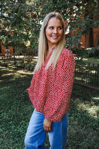 Polka Dot Prism • Tomato