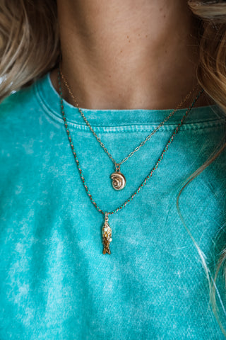 Seaside Bliss Layered Necklace • Green
