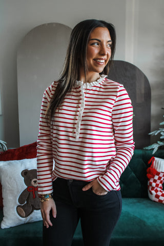 All I Want For Christmas • Red Stripe - FINAL SALE