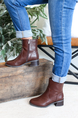 Adelaide Ankle Boot • Dark Brown