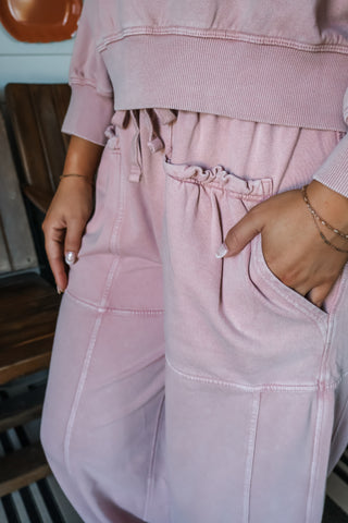 Sunday Studio Pant Set • Blush