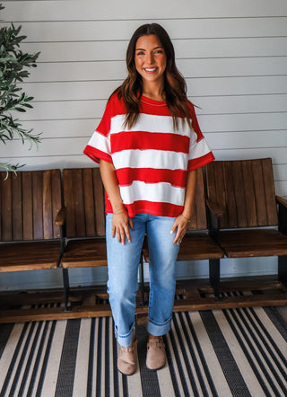 Post It Stripes • Red