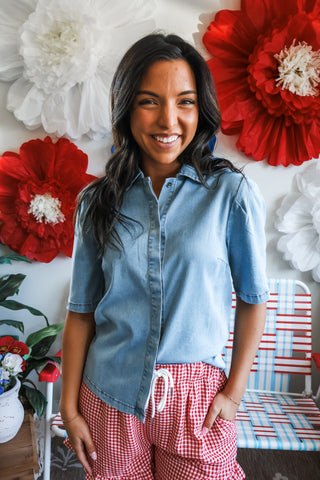 Americana Classic Denim Shirt • Light Wash