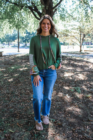 Patch Things Up Hoodie • Green