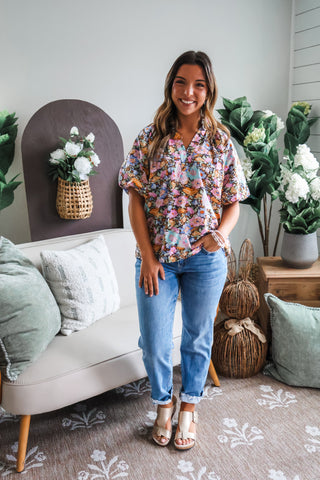Natural Charm • Brown Floral