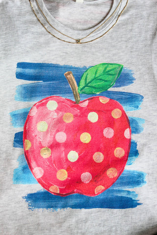 Awesome To The Core Teacher Graphic Tee • Ash Grey
