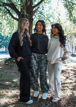 Forever Favorite Cargo Pants • Cream