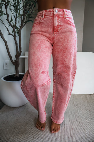 Olivia Barrel Leg Jean • Taffy