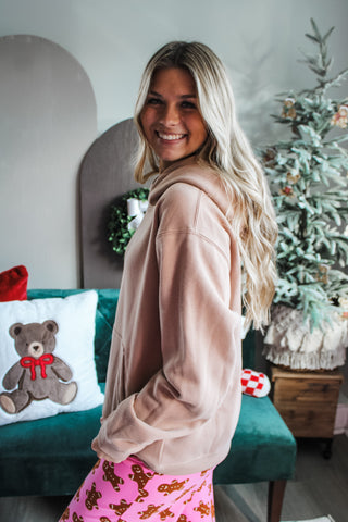 Holiday Season Standard Hoodie • Tan