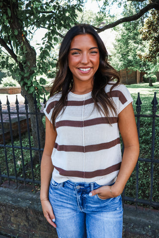 Work To Weekend • Brown Stripe