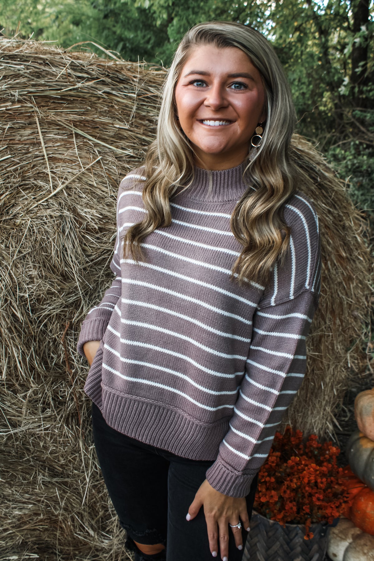 Cozy Cabin Vibes • Taupe Stripe