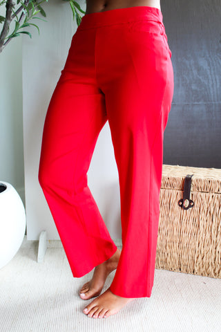 Signature Style Dress Pants • Red