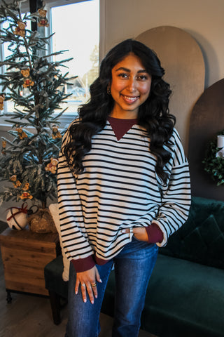 North Pole Stripes • Wine Multi