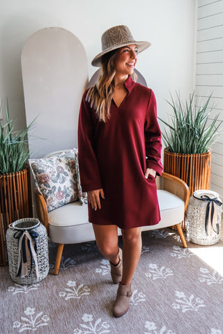 Fall Frenzy 23 • Ponte Knit Pocket Dress - FINAL SALE