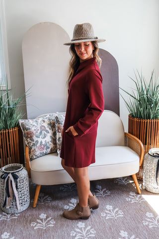 Fall Frenzy 23 • Ponte Knit Pocket Dress - FINAL SALE