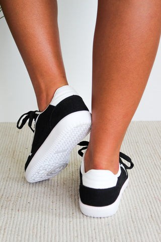 Game Day Retro Sneaker • Black - FINAL SALE
