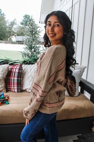 Cowgirl Country Sweater • Taupe