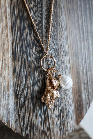 Seaside Elegance Necklace • Gold