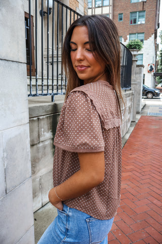 Naturally Charming • Mocha Dot