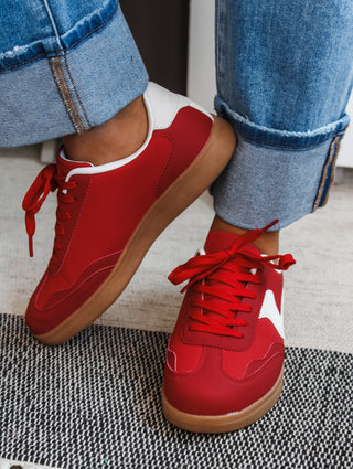 Kick Off Modern Sneaker • Red