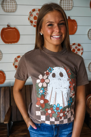 Most Beautiful Ghoul Graphic Tee • Mocha