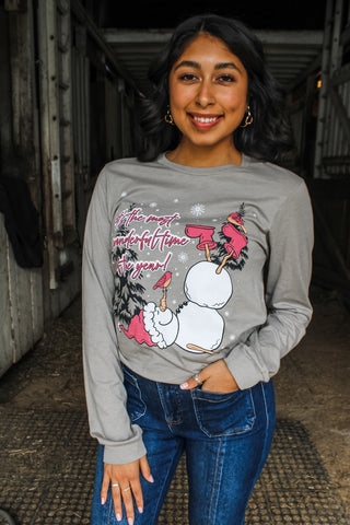 Most Wonderful Time Graphic Tee • Taupe