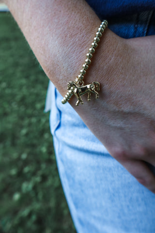 Running The Race Bracelet • Gold