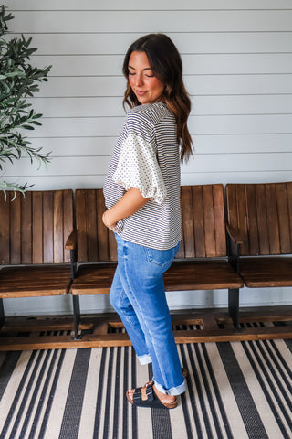 Spot The Difference • Cream Stripe