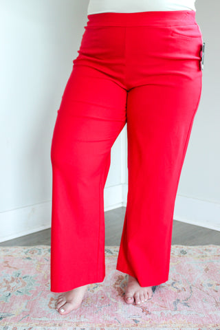Signature Style Dress Pant • Red - PLUS