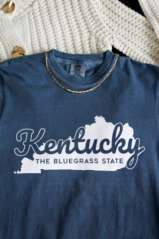 Bluegrass State Of Mind Graphic Tee • Denim