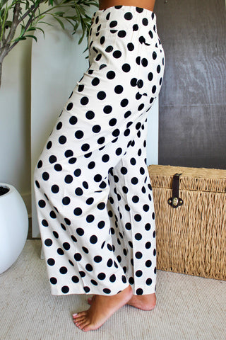 Perfect Spot Woven Pants • Black Dot