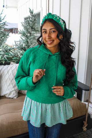 Spread Joy Beaded Headband • Green