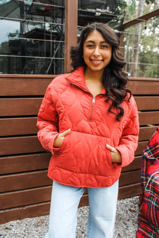 Hallmark Holiday Quilted Jacket • Red