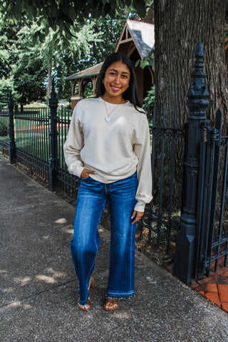 All Time Favorite • cream pullover