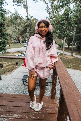 Pretty In Pink Camo Shorts