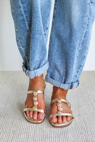 Ariel Seashell Strap Slide • Gold