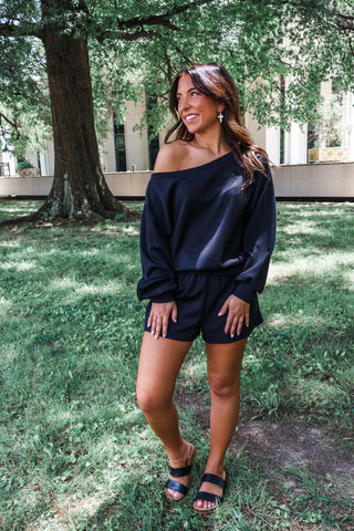 Back To Basics Short Set • Black