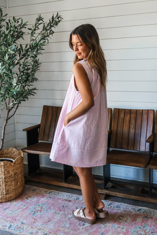 Sail Away Stripes • Pink - FINAL SALE