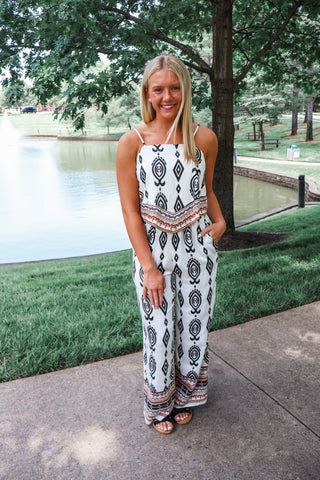 Summer Sale 39 • Printed Pant Set - FINAL SALE