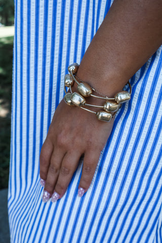 Bold & Brave Bracelet • Matte Gold