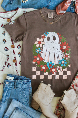 Most Beautiful Ghoul Graphic Tee • Mocha