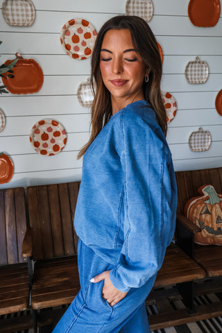 Better Together Mineral Pullover • Denim
